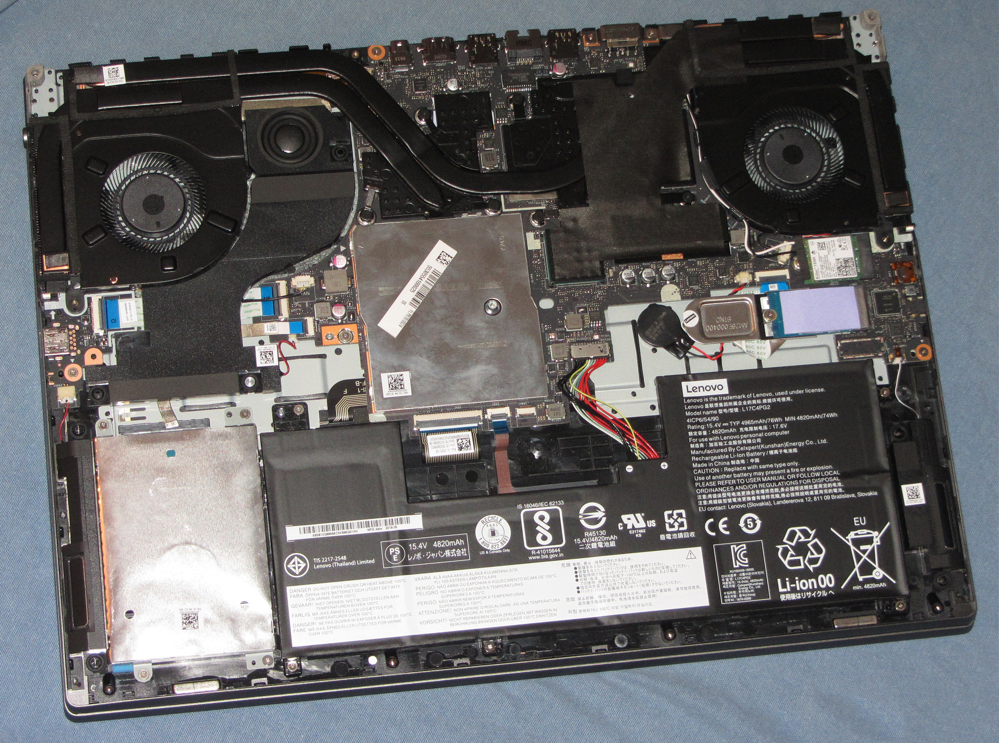 How to replace and fix Lenovo Legion Y740-17ICHg Y740-17IRHg RGB backlit Arabic AR keyboard palmrest (Lenovo Legion Y740-17IRH)